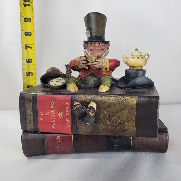 Rare Alice in Wonderland Sculpture Figurine Book Worms The Penny Whistle Group - Picture 13 of 16